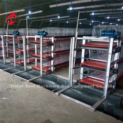 Tự động 4 Tiers H loại gà gà gà gà gà lồng cho thịt gà trang trại Ada