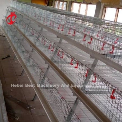 Khả năng đàn hồi cao Lồng gà thịt loại H mạ kẽm nóng Thép carbon thấp Adela