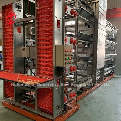 Loại H Full Hot Dip Galvanized Thiết bị chuồng gà tự động cho trang trại gà Sandy