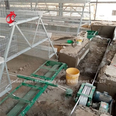Máy cạp và đai máy dọn phân tự động cho trang trại gà gia cầm 380V Ada