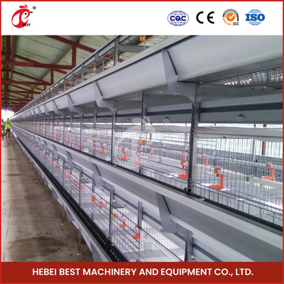 Hệ thống hoàn toàn tự động Chuồng ròng rọc với hình dạng chữ H mạ kẽm sâu nóng Emily