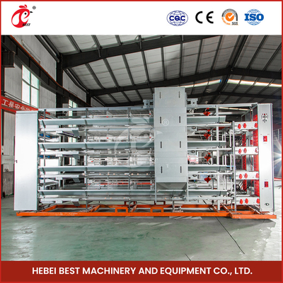 Hệ thống lồng lớp gia cầm hiệu quả loại H với máy cho ăn tự động và máy uống ngực bằng nhựa