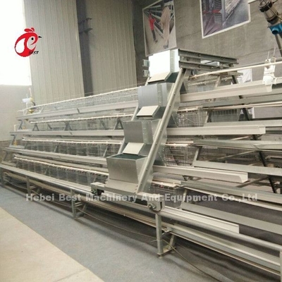 Hệ thống cho ăn theo lớp trong lồng bán tự động cho gia cầm 1.5KW 380V Doris