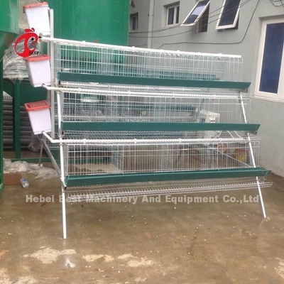 Lớp mạ kẽm điện Trang trại gia cầm Lồng chống gỉ Lớp lồng pin Emily