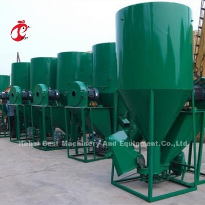 Hệ thống xử lý thức ăn chăn nuôi được phê duyệt CE 11kw, Máy nghiền thức ăn chăn nuôi xanh Iris