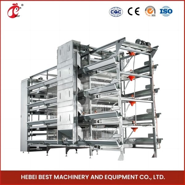Tự động 4 Tier H loại gà gà lồng cho trang trại gà Ada