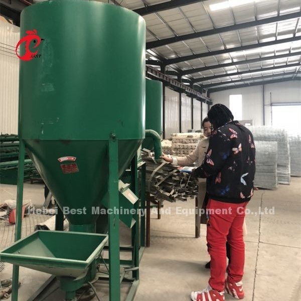 Máy trộn và nghiền của nhà máy thức ăn cho sản xuất thức ăn cho trang trại gà Doris