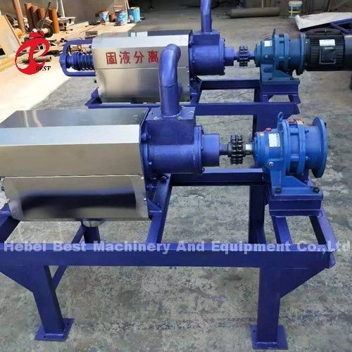 Máy xử lý phân bón Máy khử nước phân bón Máy làm khô phân bón để làm khô phân gà Doris